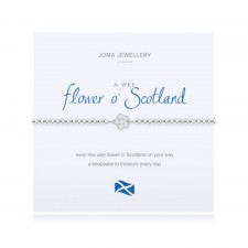 Joma Jewellery  A Little 'Wee Flower O Scotland' Bracelet