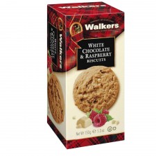 Walkers Raspberry and White Chocolate Biscuits 150g
