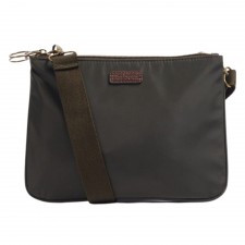 Barbour Ella Double Zip Crossbody Bag in Olive