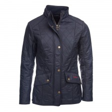 Barbour Cavalry Ladies Polarquilt Jacket in Navy