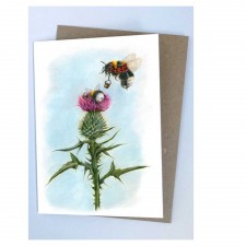 Bumblebees Greeting Card