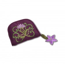 Glencoe Purple Thistle Design Jewellery Purse