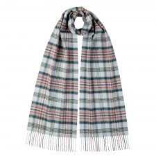 Johnston's of Elgin Scott Weathered Tartan Cashmere Scarf