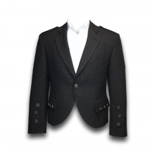 Mens Arrochar Tweed Jacket in Charcoal