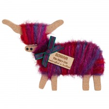 Hairy Coo Handmade Highland Cow Standing Ornament - Rowan