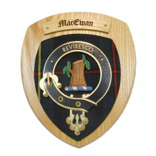 MacEwan Clan Crest Wall Plaque