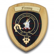 Fleming Clan Crest Wall Plaque