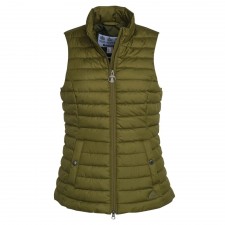 Barbour Ladies Morwick Gilet in Dark Moss UK 10
