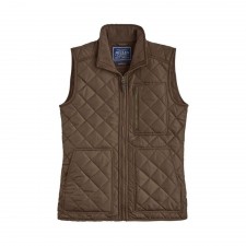 Joules Mens Halesworth Fleece Lined Quilted Gilet Country Brown UK S