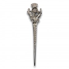 Thistle Kilt Pin in Silver