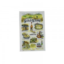 Glen Appin Scotch Whisky Tea Towel 100% Cotton