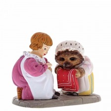 Beatrix Potter Mrs Tiggy Winkle and Lucie Figurine