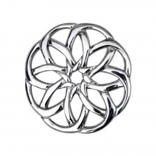 Art Pewter Celtic Interlace Brooch