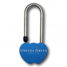 Gretna Green Blue Lovelock Padlock