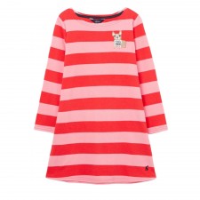Joules Girls Riviera Long Sleeve Swing Dress - 9-10 Years
