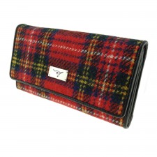Harris Tweed 'Tiree' Purse In Royal Stewart