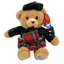 Keel Toys Keeleco Scottish Piper Bear 25cm