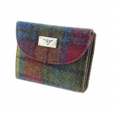 Harris Tweed 'Jura' Purse in  Multi Colour Tartan