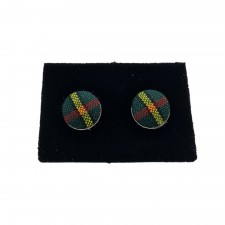 Ingles Buchan Maclaren Clan Tartan Cufflinks