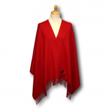 Gretna Green 100% Lambswool Stole in Rouge