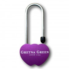 Gretna Green Purple Lovelock Padlock