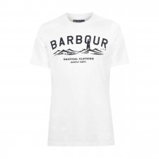 Barbour Mens Bressay T-Shirt In White