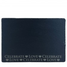 The Just Slate Company Slate Cheese Board in Blue