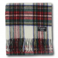Gretna Green 100% Lambswool Scarf in Dress Stewart Tartan