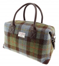 Harris Tweed 'Esk' Overnight Bag in  MacLeod Tartan