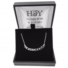 Hamilton & Young Outlander Inspired Sassenach Silver Necklace