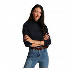 Joules Ladies Clarissa Roll Neck Jersey Top in French Navy
