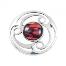 Heathergems Celtic Triskele Brooch