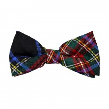 Stewart Black Tartan Bow Tie