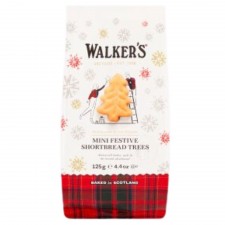 Walkers Mini Shortbread Festive Trees Bag 125g
