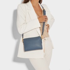 Katie Loxton Zana Crossbody Bag in Light Navy