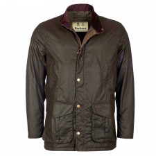 Barbour Men's Hereford Wax Jacket in Olive