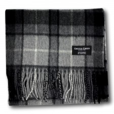 Gretna Green Grey Buchanan Tartan Cashmere Scarf