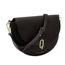 Katie Loxton Quinn Mini Saddle Bag in Black
