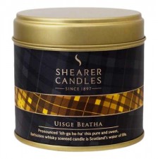 Shearer Candles Large Candle Tin in Uisge Beatha