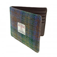 Harris Tweed Mull Tartan Wallet In Skye Tartan