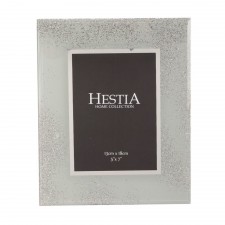 Hestia Grey Glitter Glass Photo Frame 5 x 7