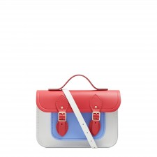 Cambridge Satchel 11 inch Batchel in Red, White & Blue