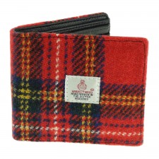 Harris Tweed Mull Tartan Wallet In Royal Stewart