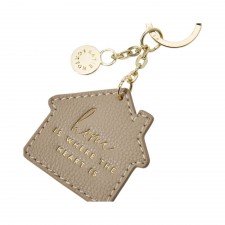 Katie Loxton Chain Keyring - Home Is Where The Heart Is