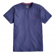 Joules Mens LAUNDERED Jersey T-Shirt In Skipper Blue XXL