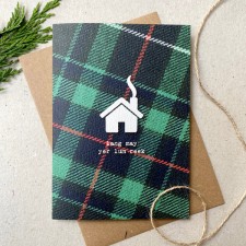 Hiya Pal Lang May Yer Lum Reek Hogmanay Card Single