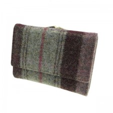 Abraham Moon 'Belby' Short Wallet Purse in Amethyst