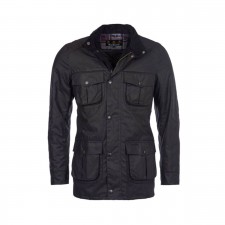 Barbour Mens Corbridge Wax Jacket In Black