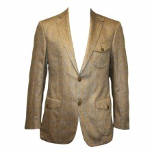 Daks Mens Breenwich Jacket in Brown/Blue
