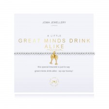 Joma Jewellery A Little 'Great Minds Drink Alike' Bracelet